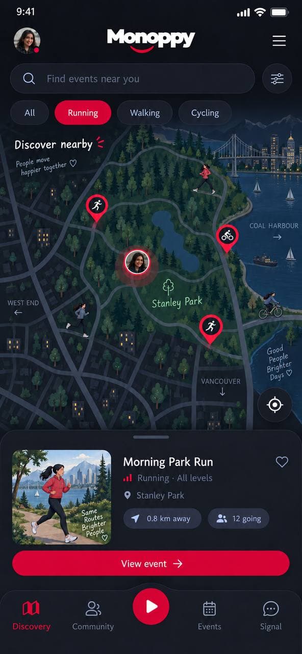 Discovery — Find events you love near you.